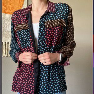 Polka Dot Button Down